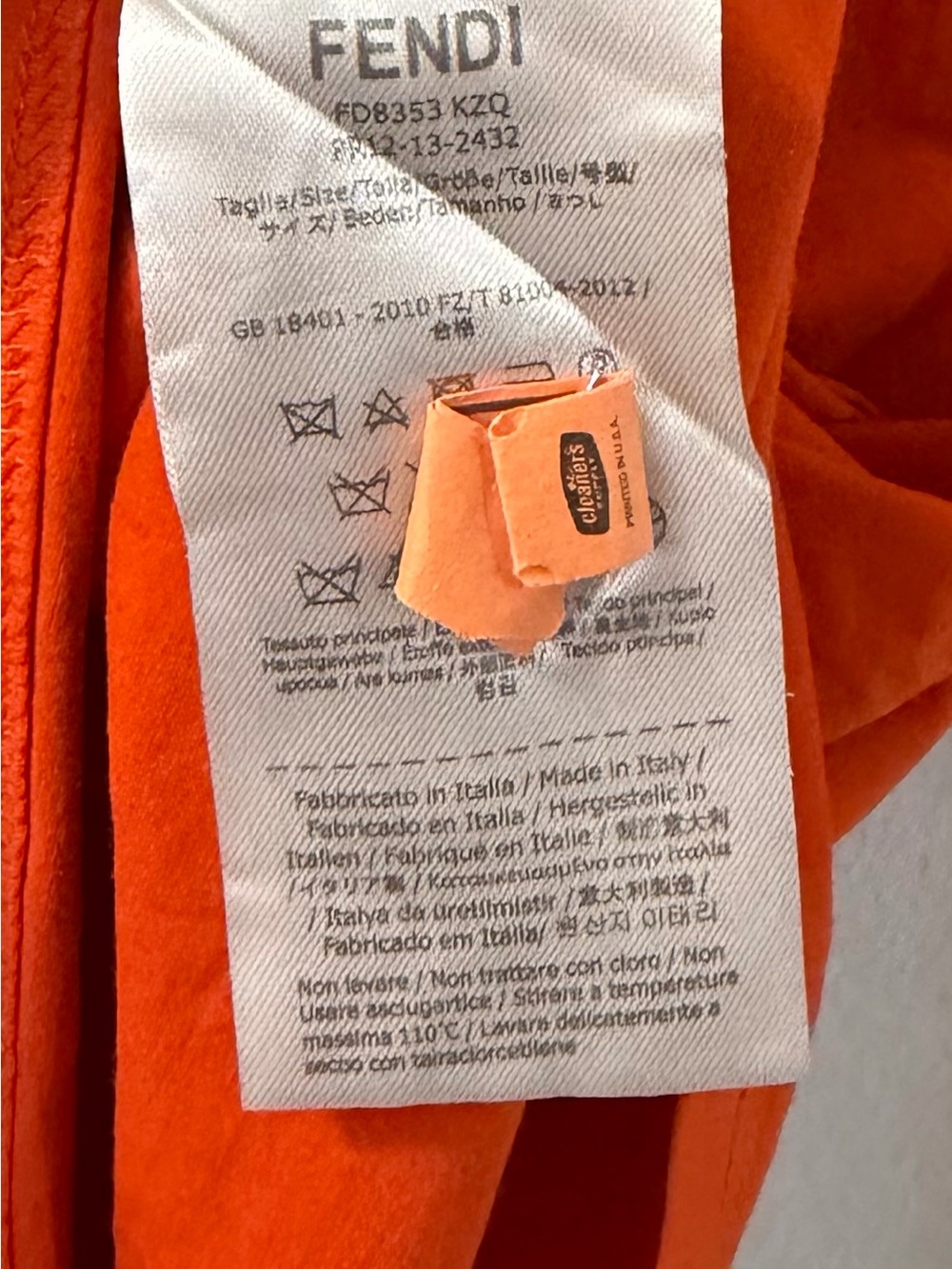 Fendi Orange Tee monster - Picture 5 of 7